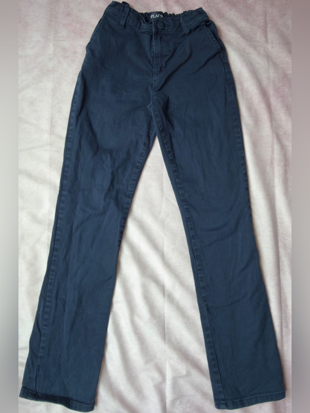 Place Navy Elastic-Waist Pants